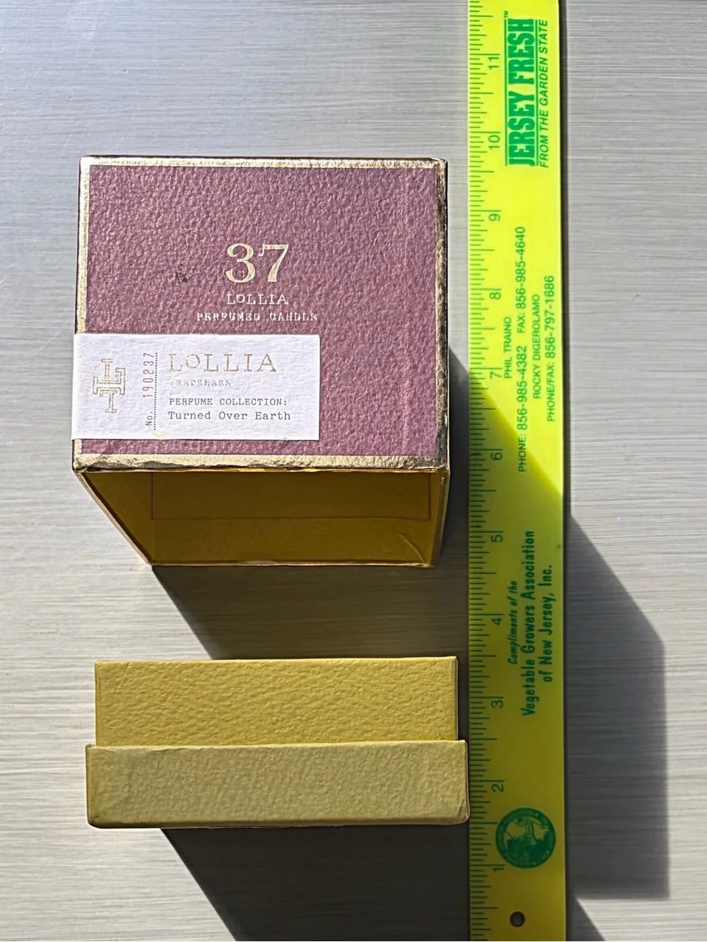 LOLLIA Poetic License Candle BOX Margot Elena 37 Turned Over Earth DISCONTINUED